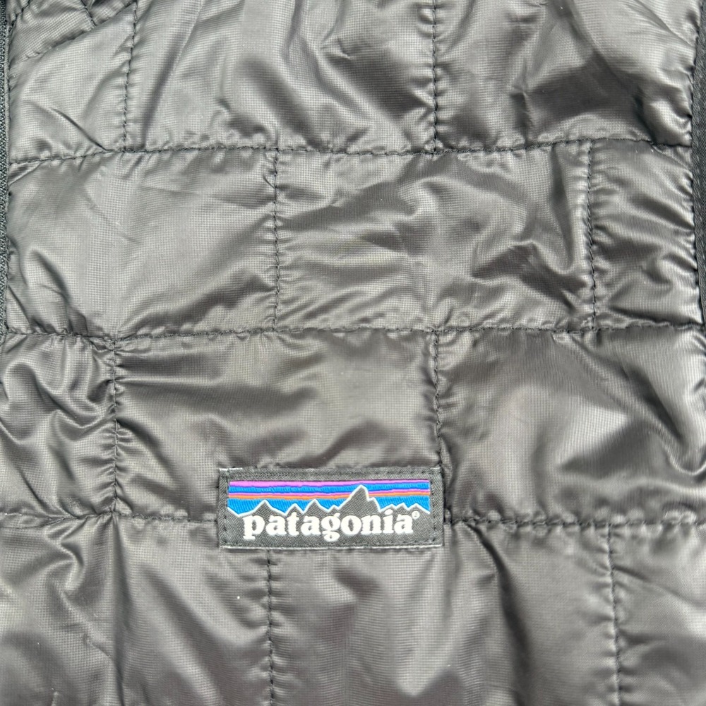 Patagonia Womens Black Primaloft Quilted Outdoor Full Zip Nano Puff Vest Size L - Picture 6 of 12
